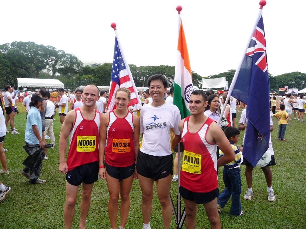 Represents at Singapore Army Half Marathon