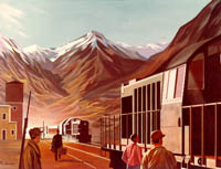 Painting, Trans-Iranian Railroad