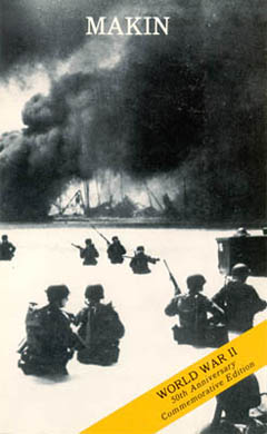 book cover photo: Capture of Makin:20-24 November 1943