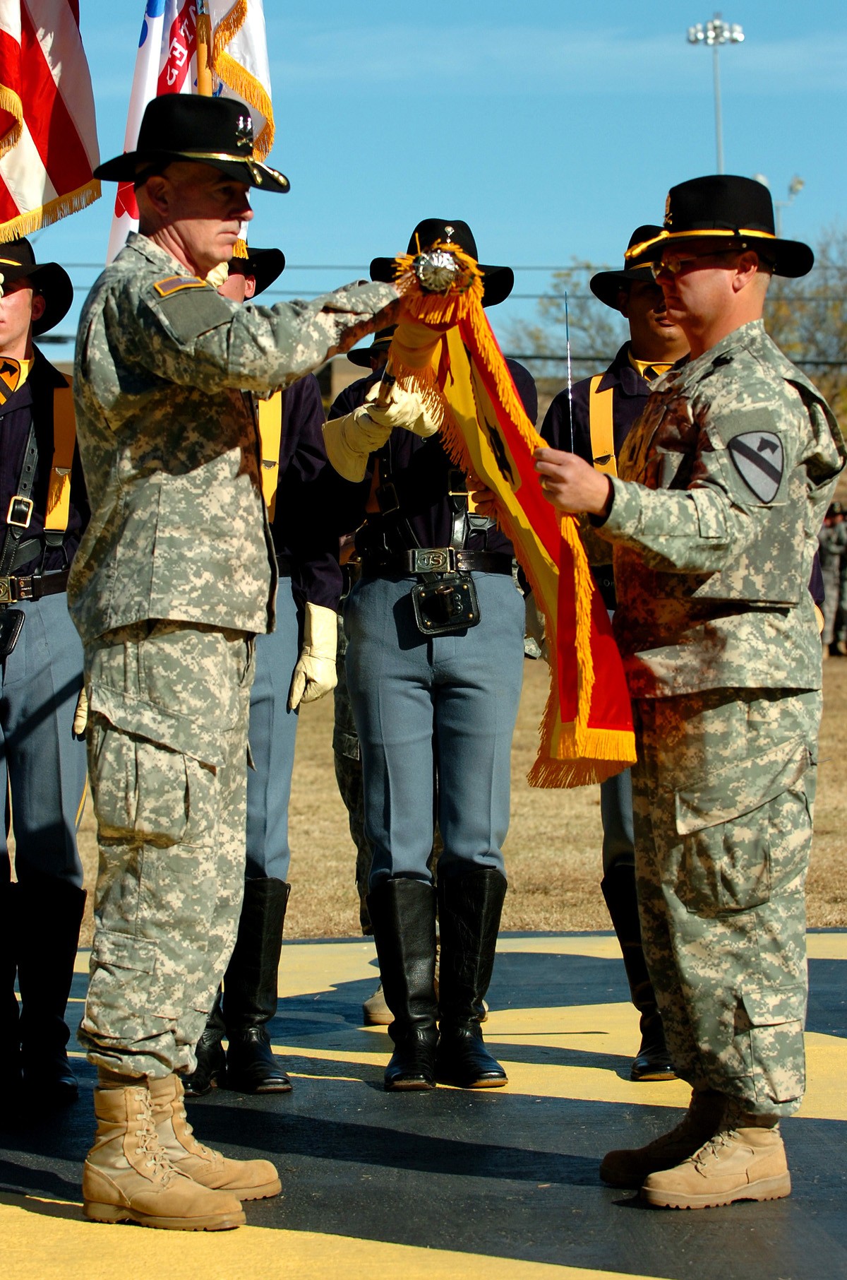 1st Cavalry Division Color Casing Ceremony | Article | The United