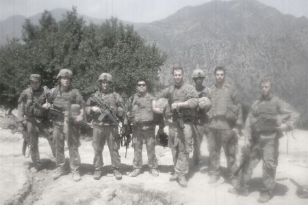 Soldiers in the mountains