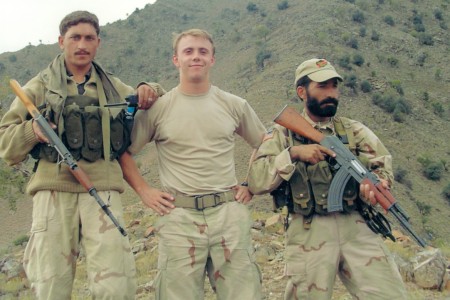 Other international troops with Staff Sergeant Robert Miller