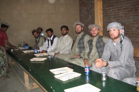 Group of men wearing turbans in Afghanistan