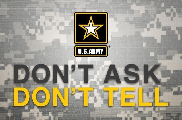 Image result for the don't ask don't tell policy introduced in the u.s. military