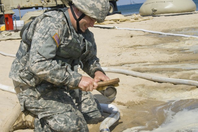 Fort Campbell, Ky.based water purification Soldiers take annual