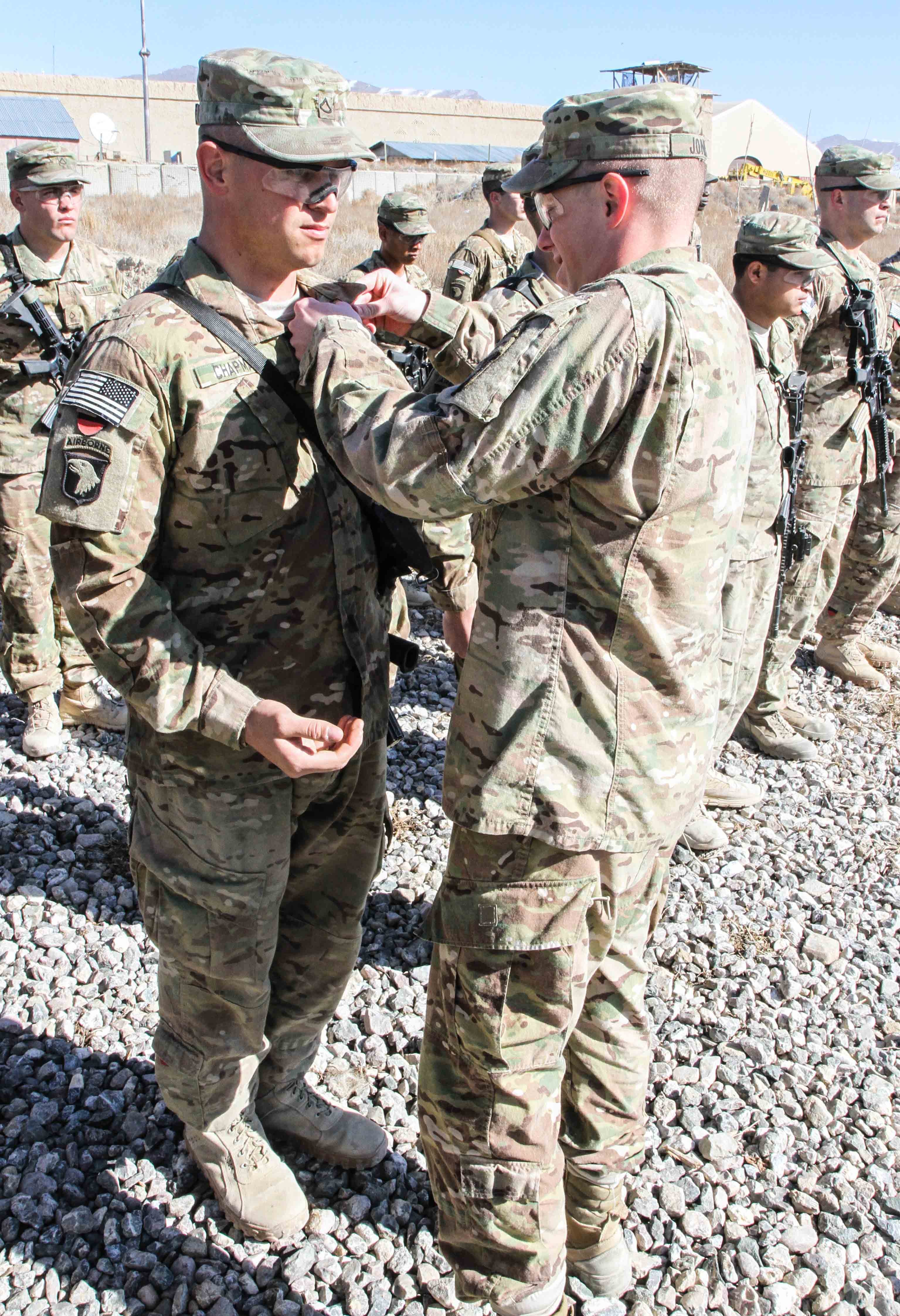 Rakkasans receive combat badges | Article | The United States Army