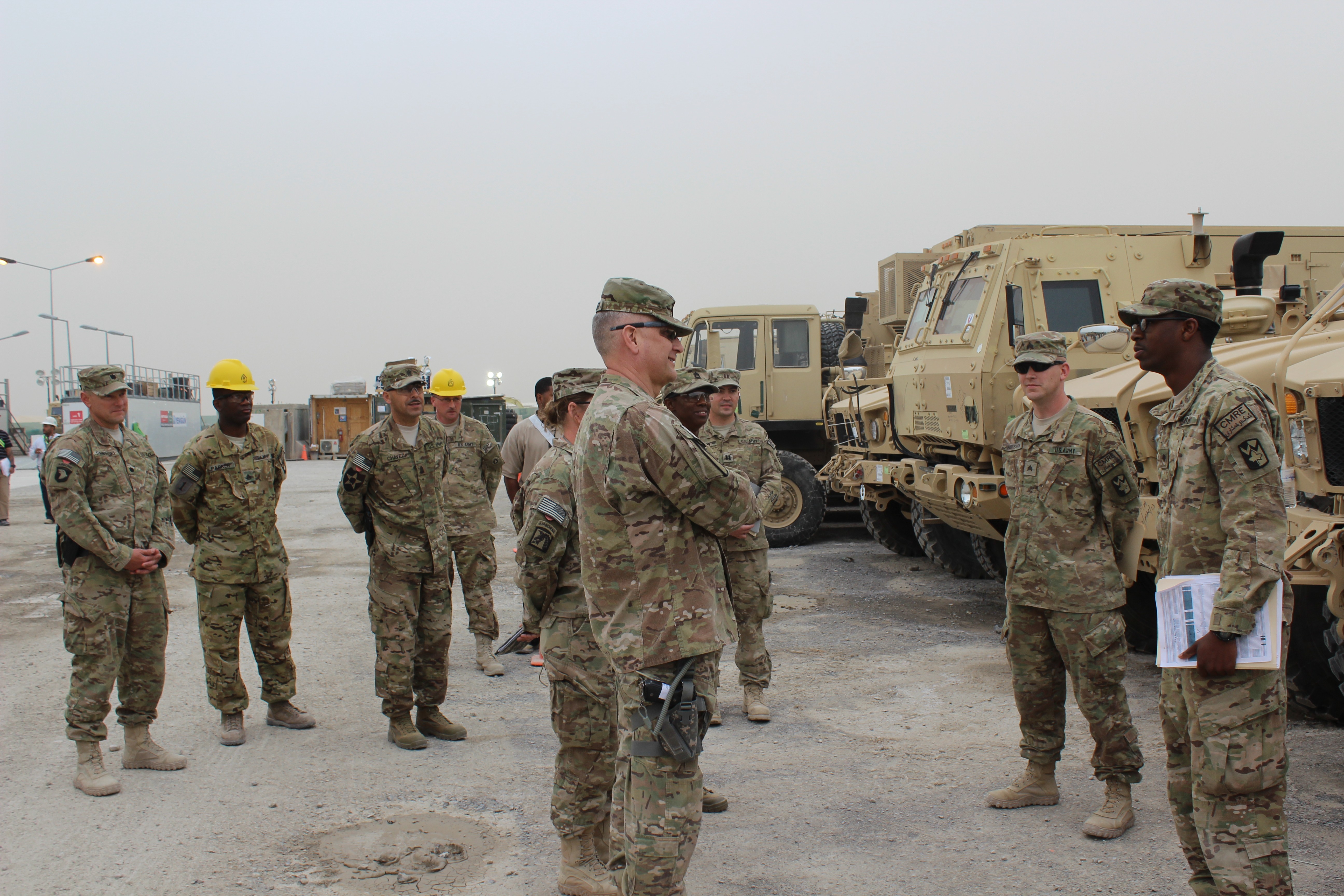Sergeant Major of the Army visits new Kandahar RPAT, connects with