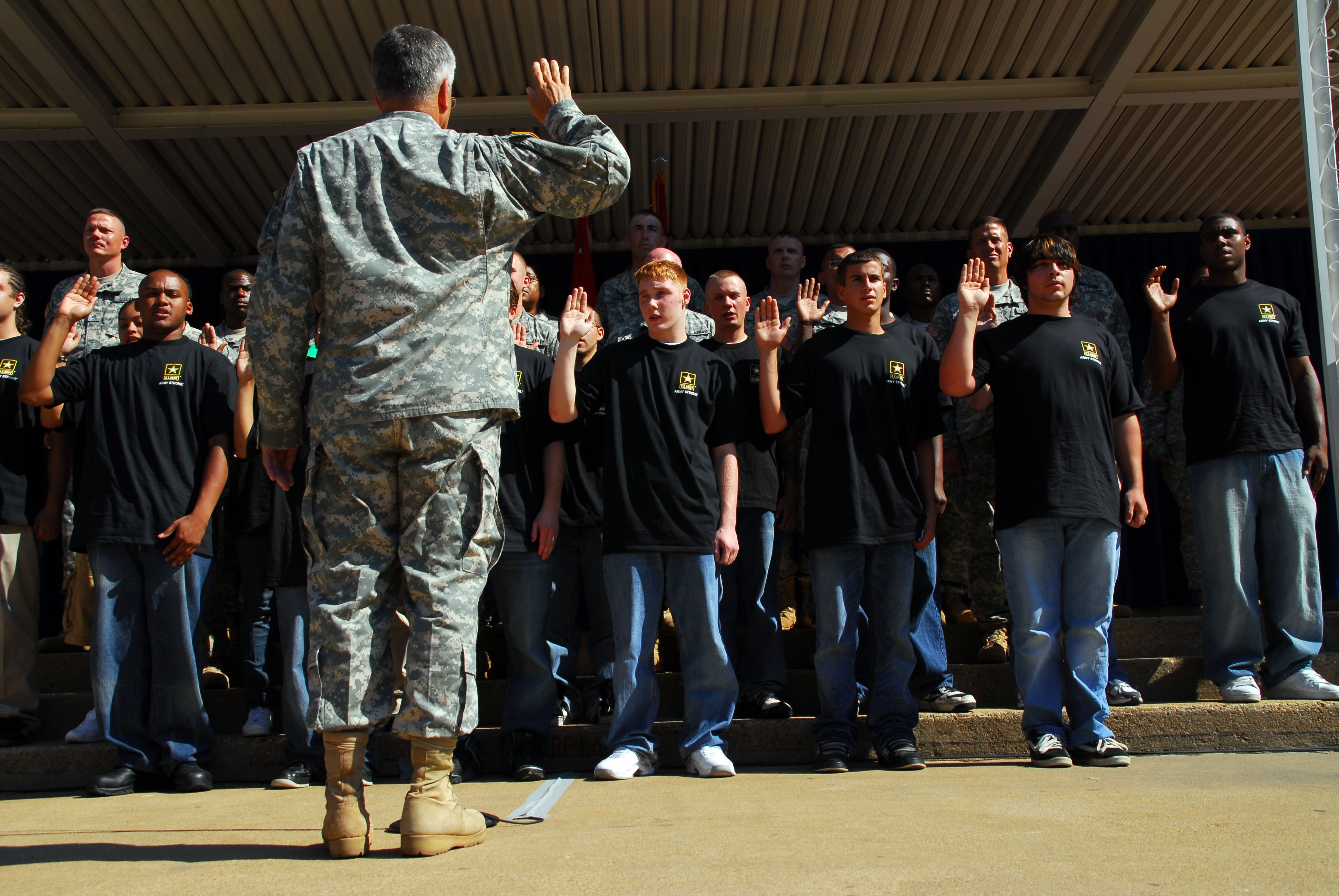 Army Enlistment Pictures July marks 40th anniversary of all-volunteer Army