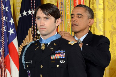 Former Army captain receives Medal of Honor at White House