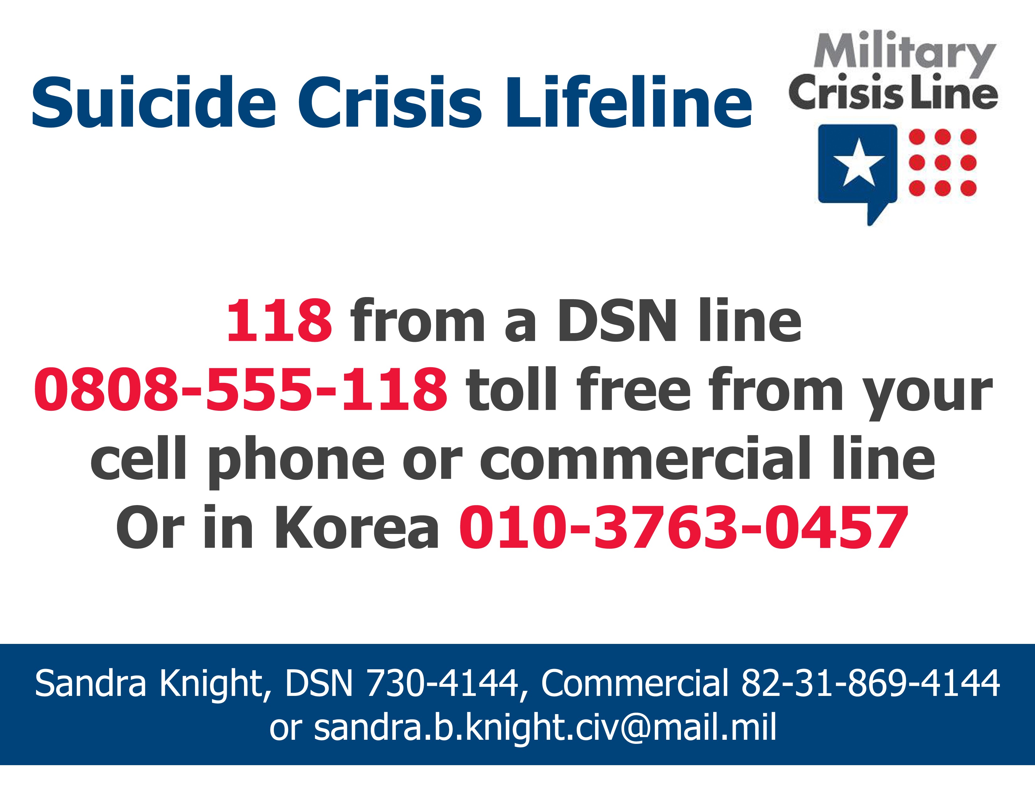 Suicide Crisis Lifeline Article The United States Army