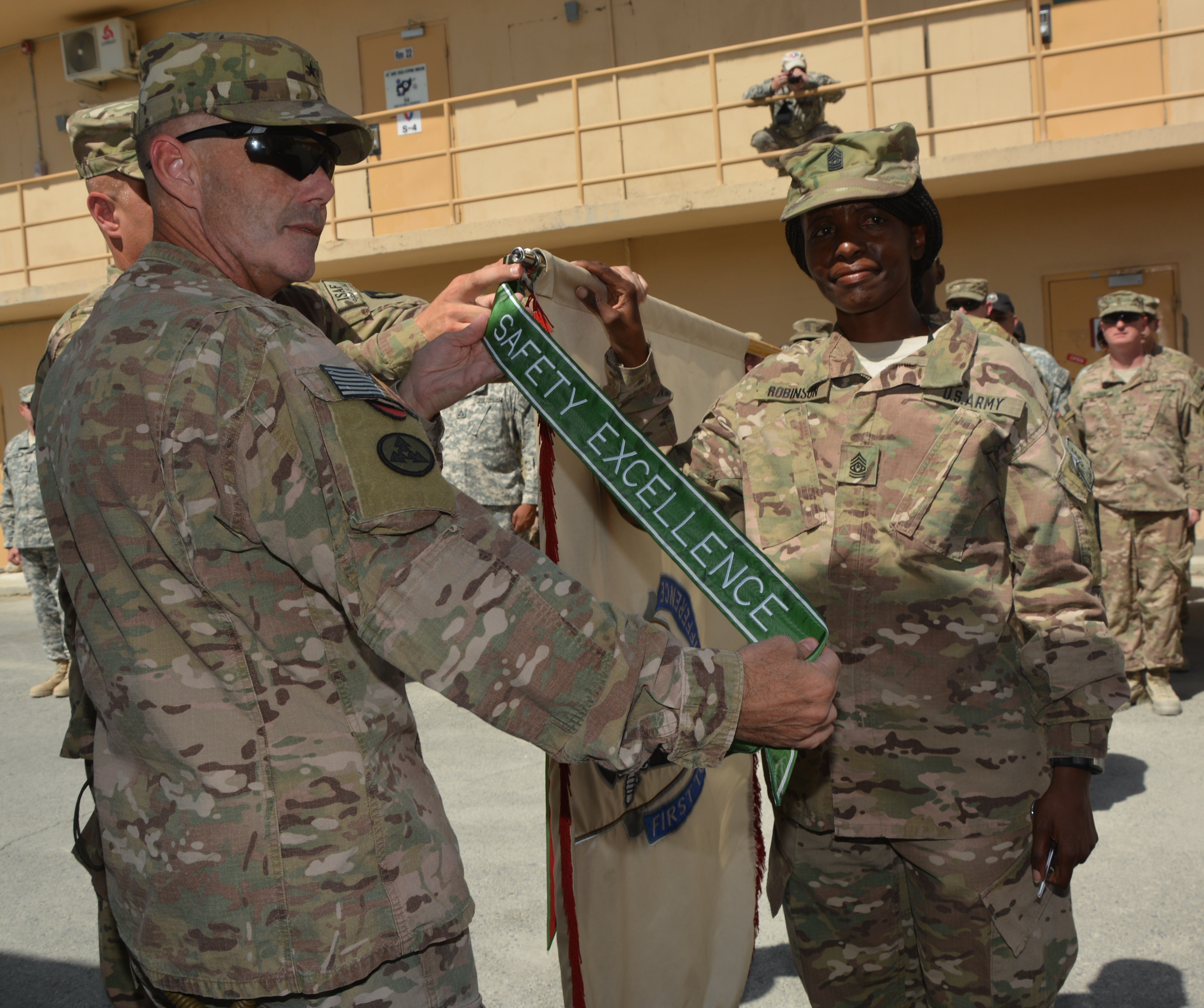 401st AFSB awarded Safety Streamer Article The United States Army