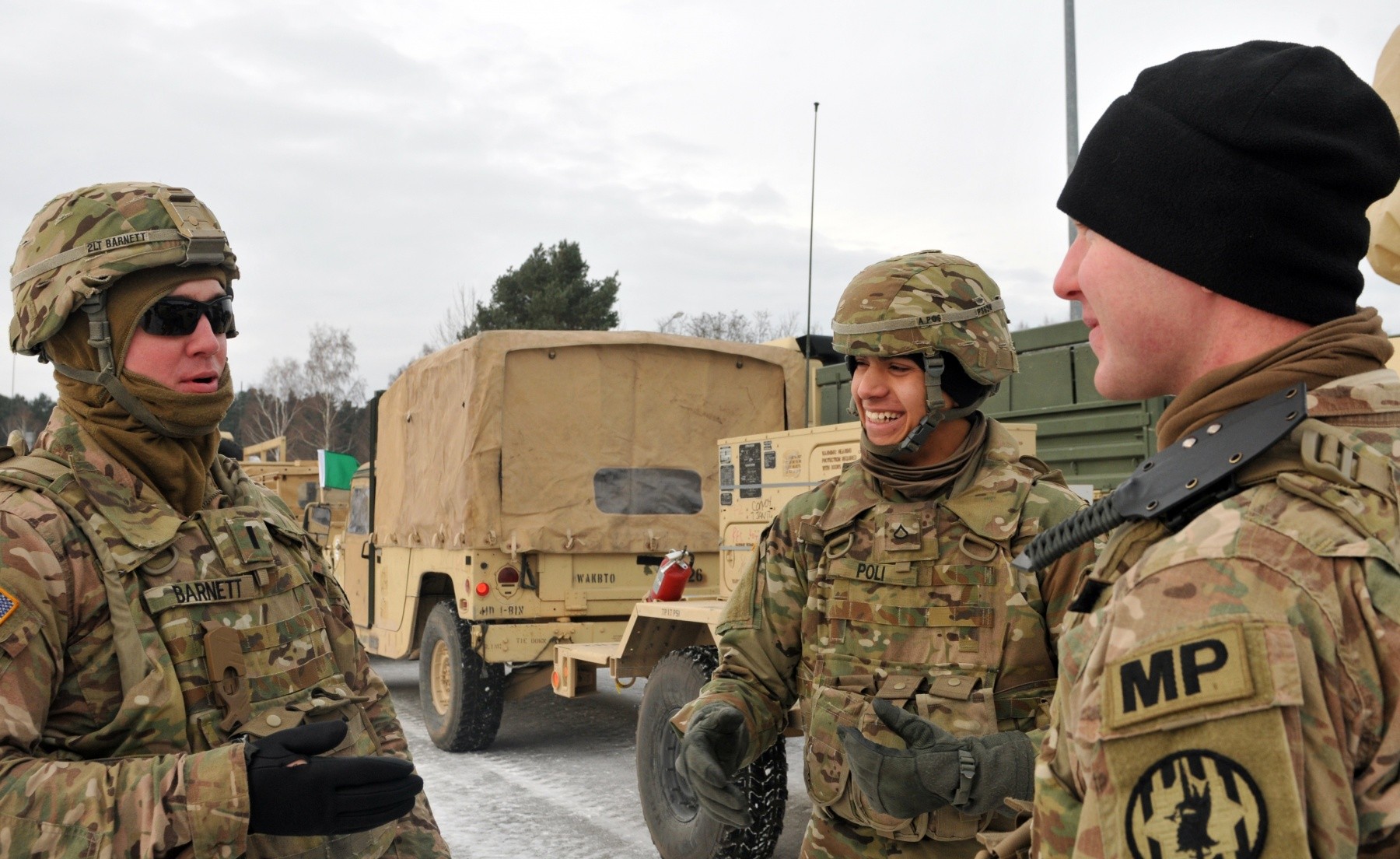 4th ID, Military Police maintain security throughout convoy to Poland  Article  The United 