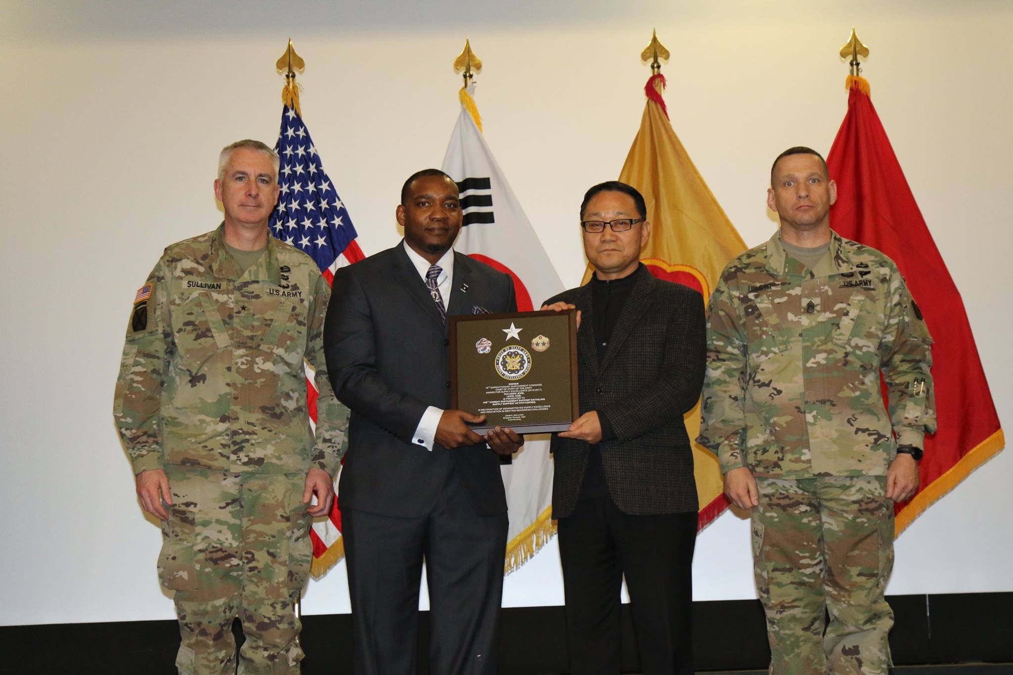 Nopdr Army Award Combined logistics awards ceremony honors U.S. Army