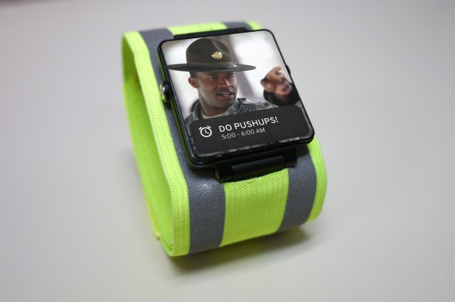 Army officials on Saturday announced it will soon field this personal fitness bracelet that will allow Army leaders to track their Soldiers' fitness in real time. The technology will enable Army leadership to monitor their Soldiers' activity level, physical location, and intake of foods, liquids, and other substances.