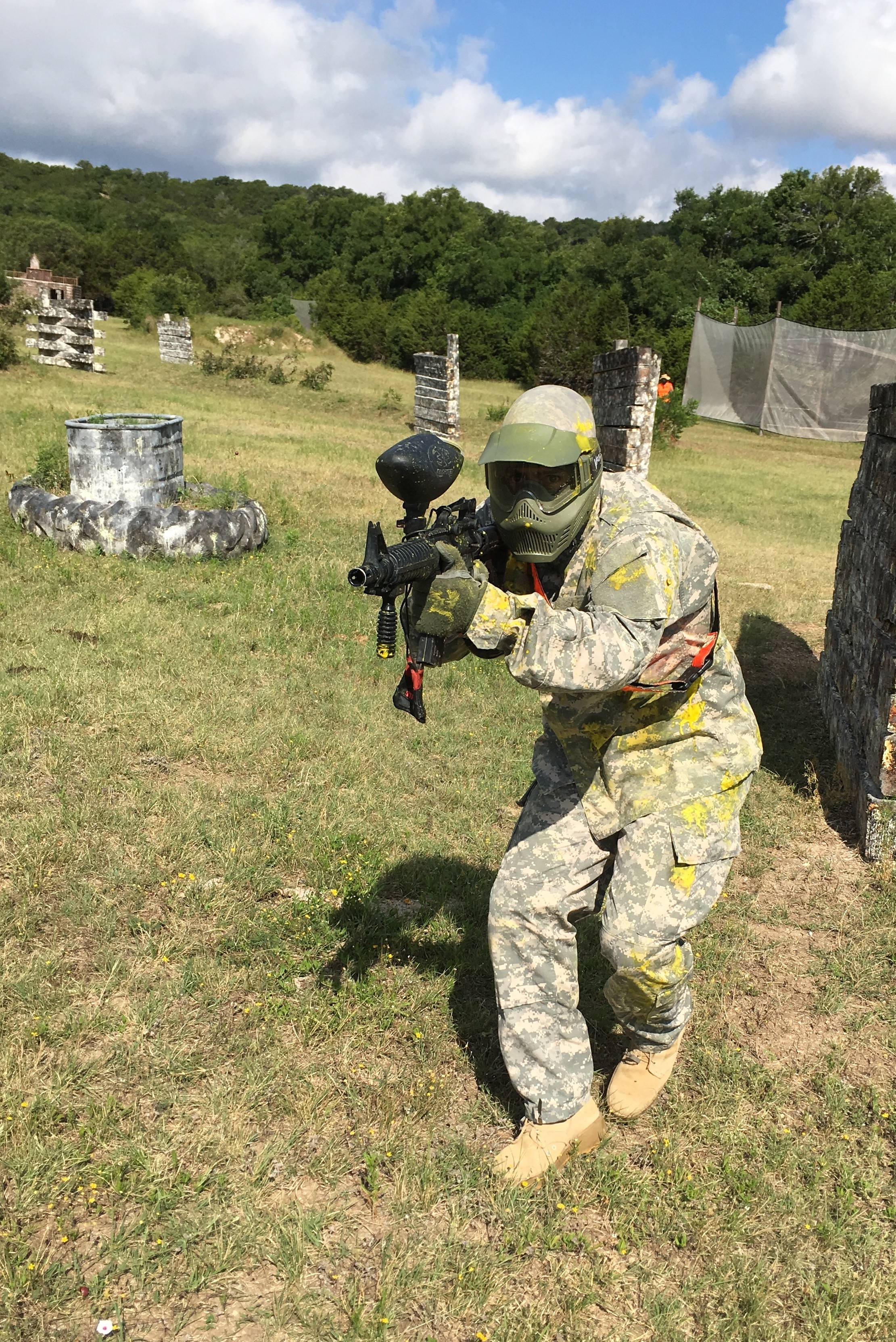 OTC Soldiers exchange PT garb for paintball gear at BLORA Article