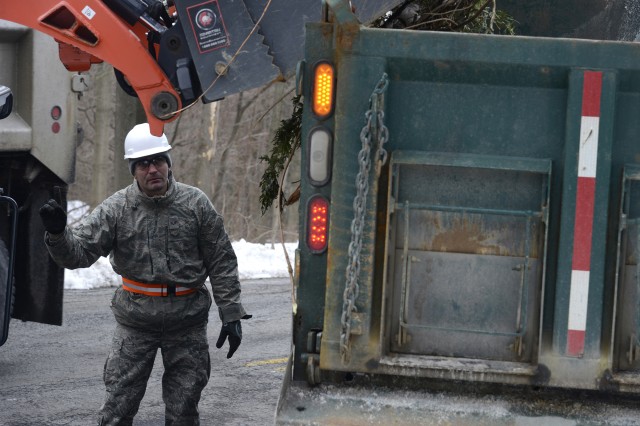 Twenty Airmen assigned to the 105th Airlift Wing deployed to Putnam County, New York, to help town and county workers clear debris from roadways. The county was hit hard with a winter storm knocking down trees and causing widespread power outages.