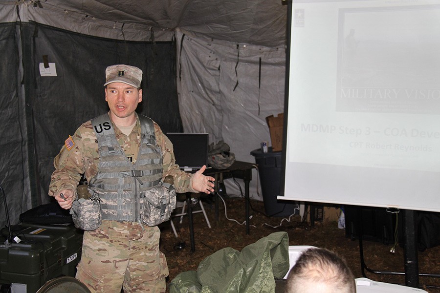 Developing multiple sustainment courses of action in ...