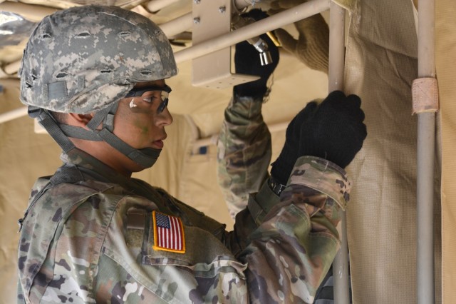 Shower, laundry Soldiers get realistic deployment training | Article ...