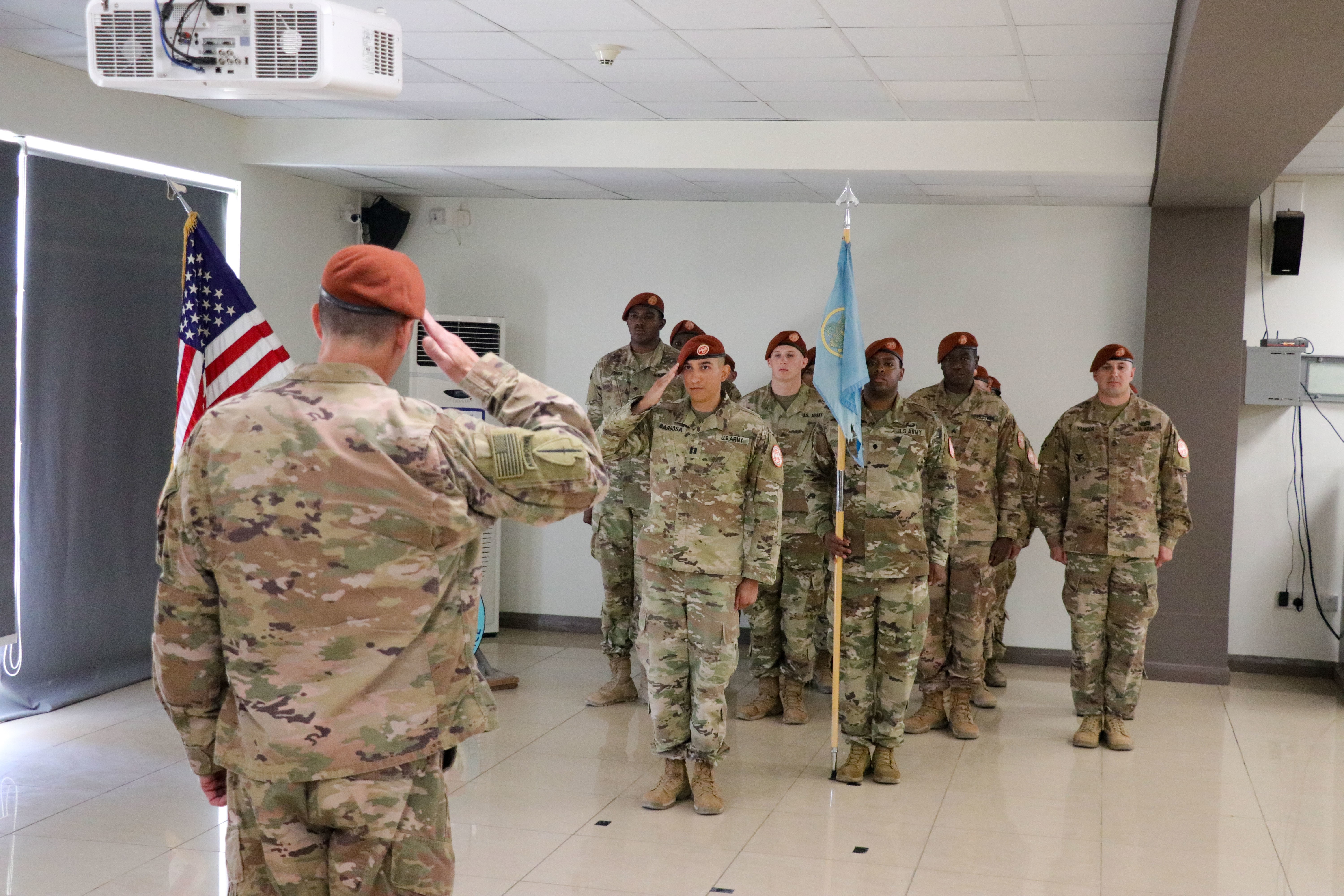 HHC Task Force Sinai Change of Command Article The United States Army