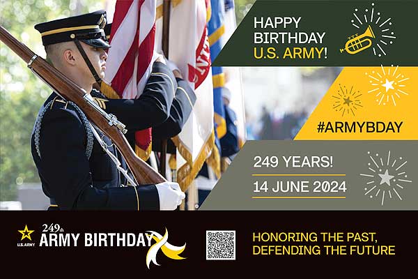 thumbnail of U.S. Army Birthday Poster horizontal format