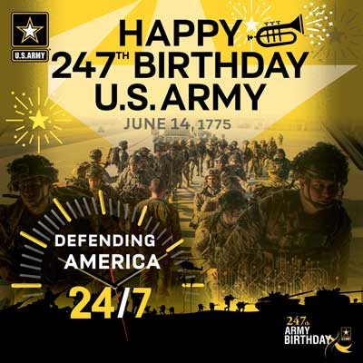 thumbnail of U.S. Army Birthday Poster square format