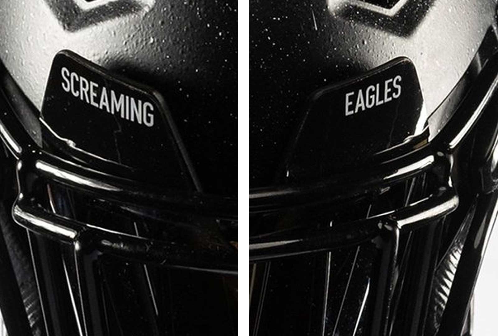 uniform feature - high res image of brigade numbers on helmets