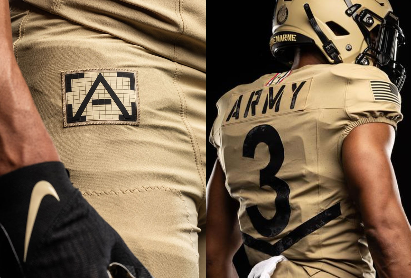 uniform feature - high res image of brigade numbers on helmets