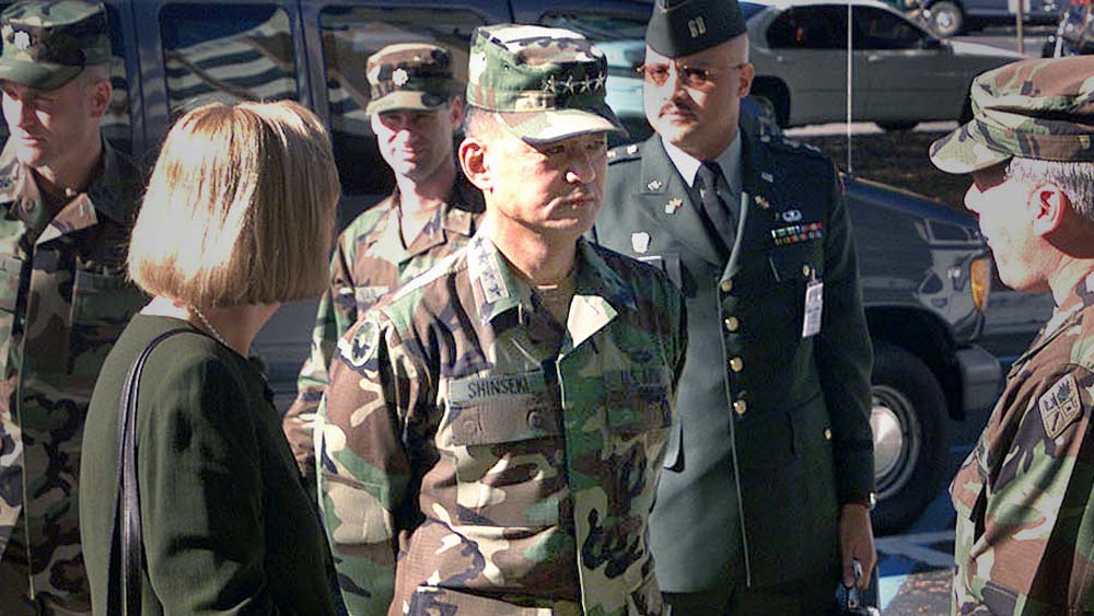 Image for Eric Shinseki becomes the Army's 34th chief of staff