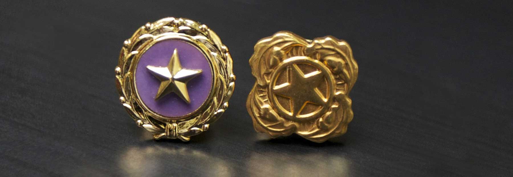 Gold Star pins
