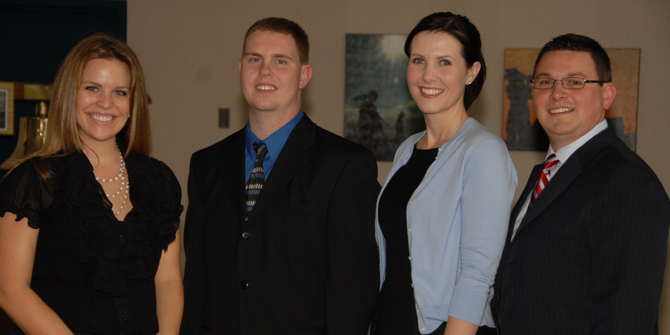 Department of Army Interns, Kayla Munro, Susan Anderson and Joshua Wick