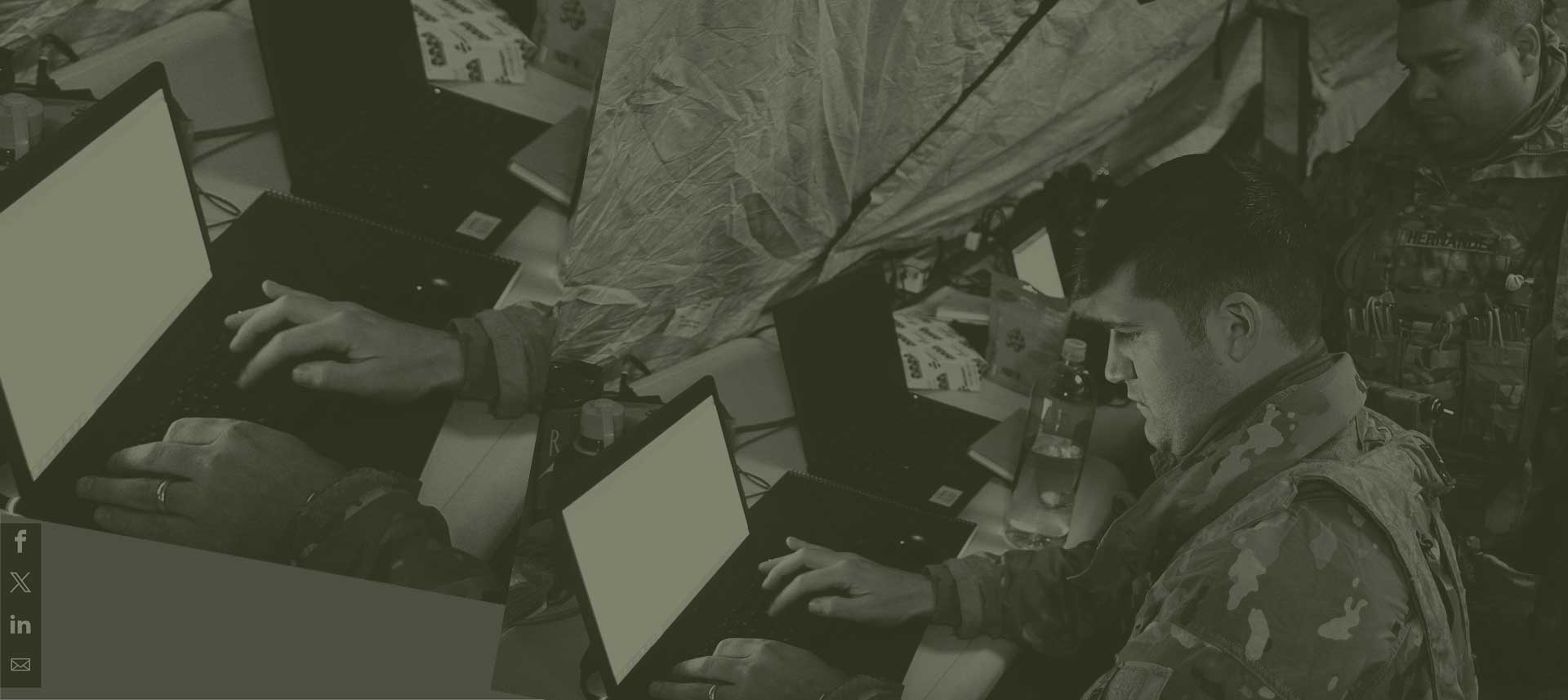 U.S. Army Public Affairs in action background image