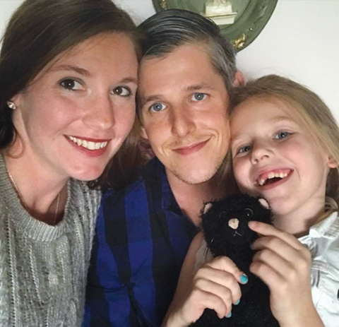 Sgt. 1st Class Christopher Celiz with his family. Celiz and his wife were celebrating their 10th wedding anniversary. (Photo courtesy of Katie Celiz)