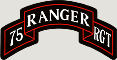 75th Ranger Regiment shoulder sleeve insignia