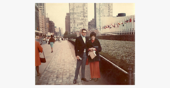 Leslie and Rose Sabo in New York
