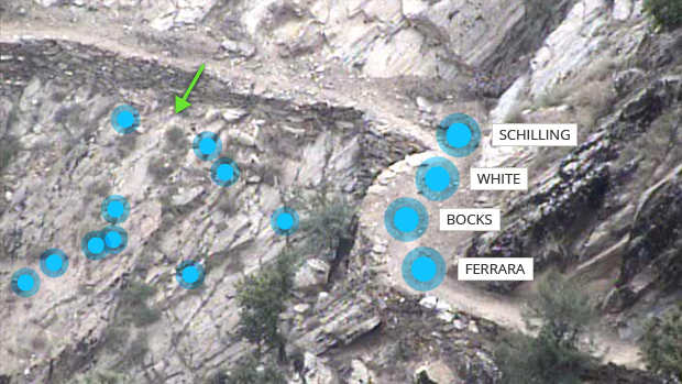 Map of team locations