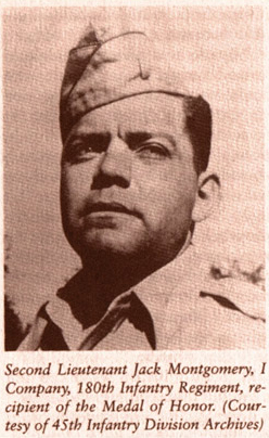 Newspaper clipping of Second Lieutenant Jack Montgomery