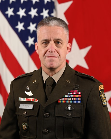 Official photo of Lt. Gen. Douglas Stitt