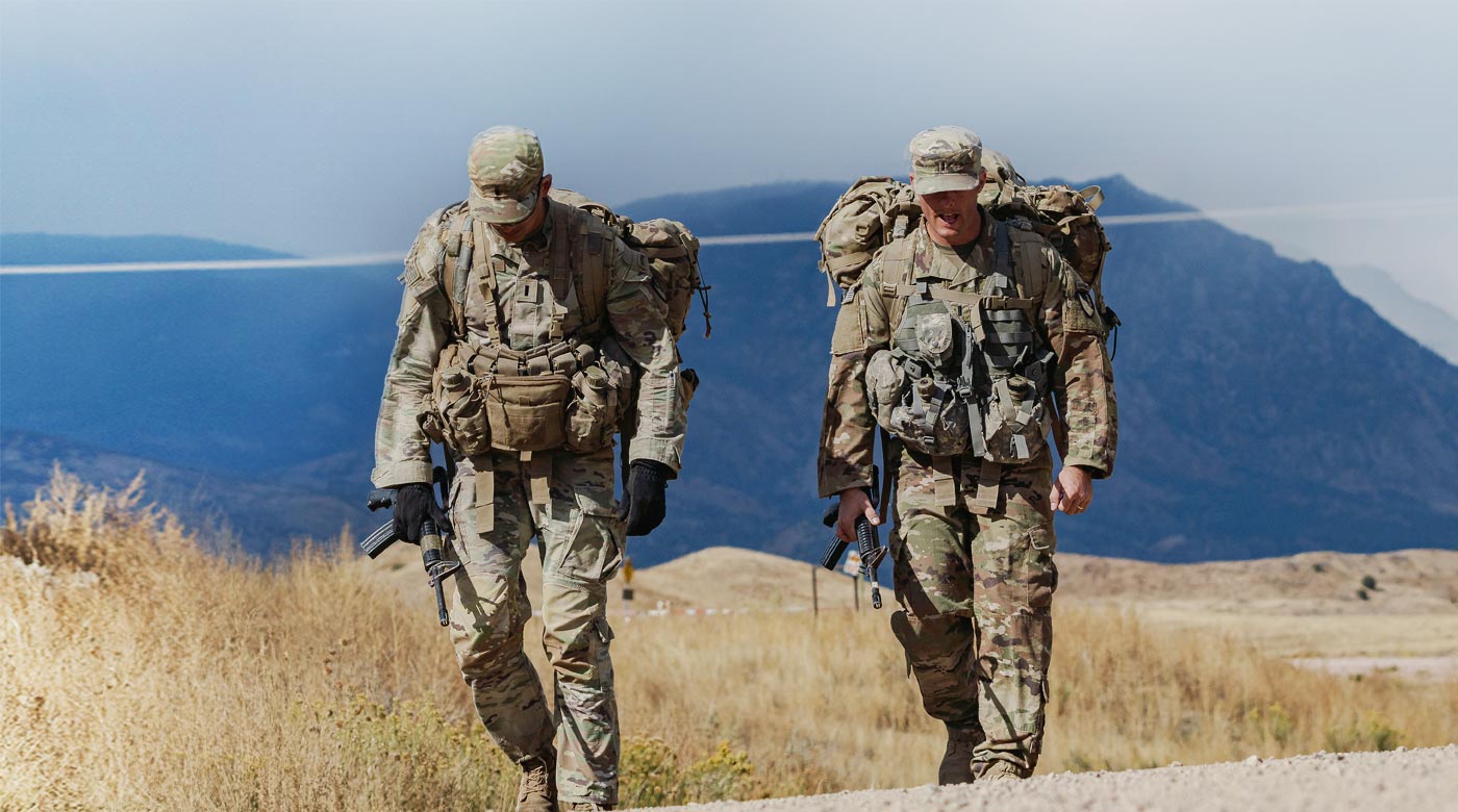 Image: Two-person Sapper teams participate in the 36th Engineer Battalion Best Medic Competition. Photo credit: 4th Infantry Division.