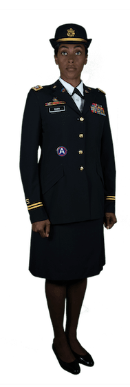 U.S. ARMY FEMALE OFFICER CLASS A ARMY GREEN UNIFORM