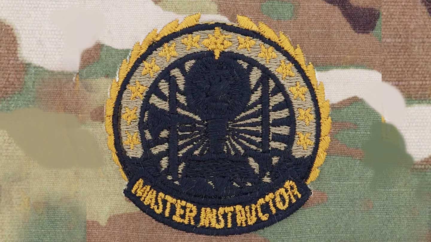 Master Instructor Identification Badge