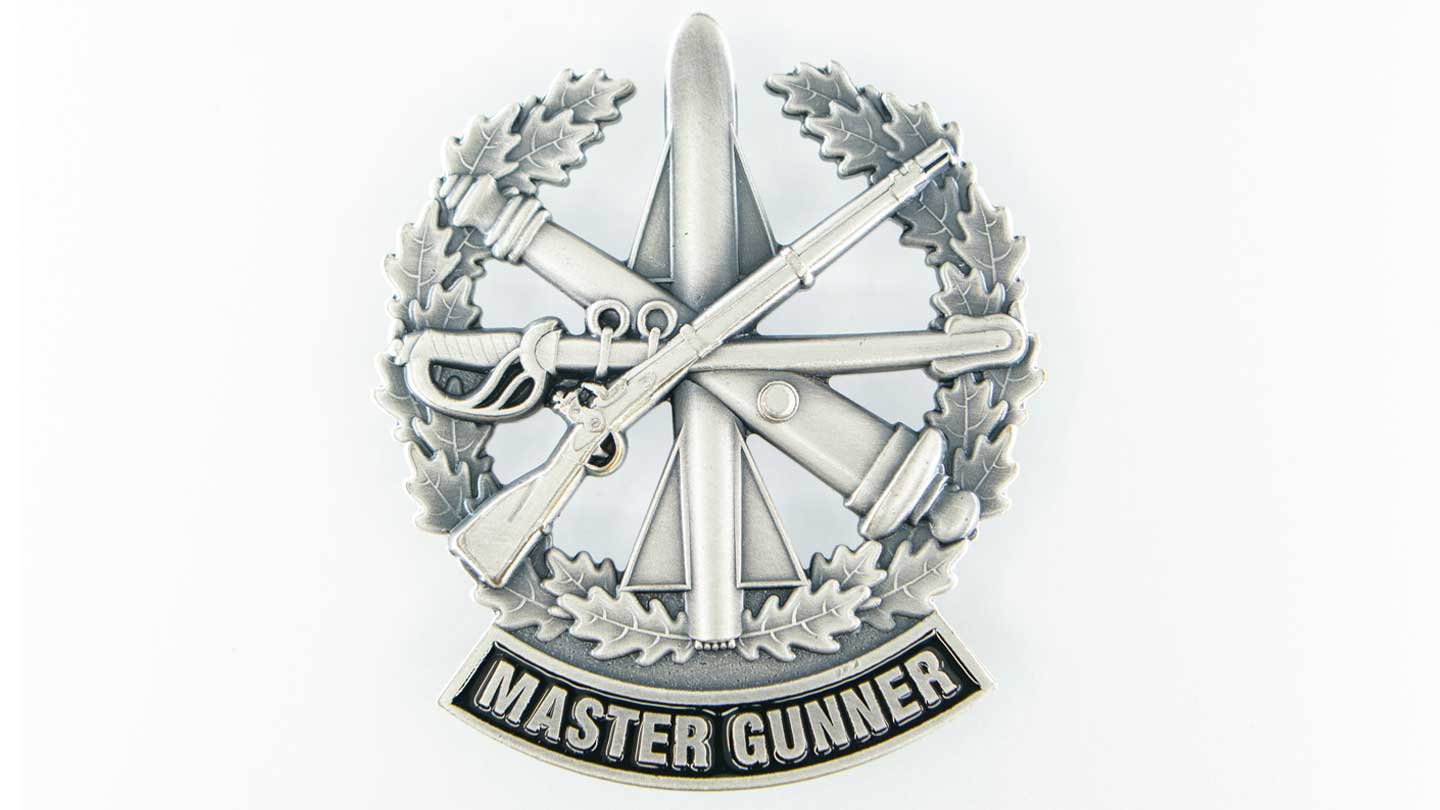 Master Gunner Identification Badge