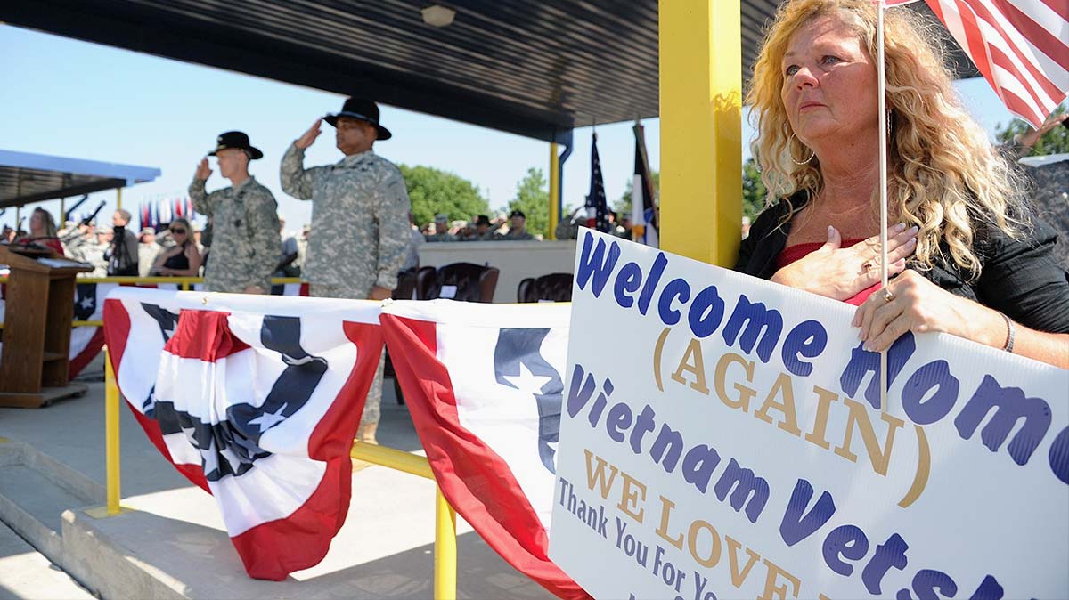 Image: Fort Hood, Central Texas welcome Vietnam vets home