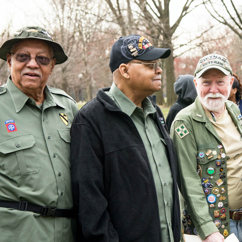 Image Showing Veterans at Commemoration event