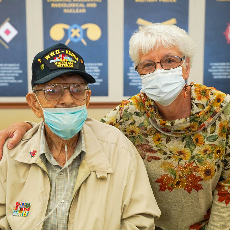 Image showing Vietnam Veteran and spouse