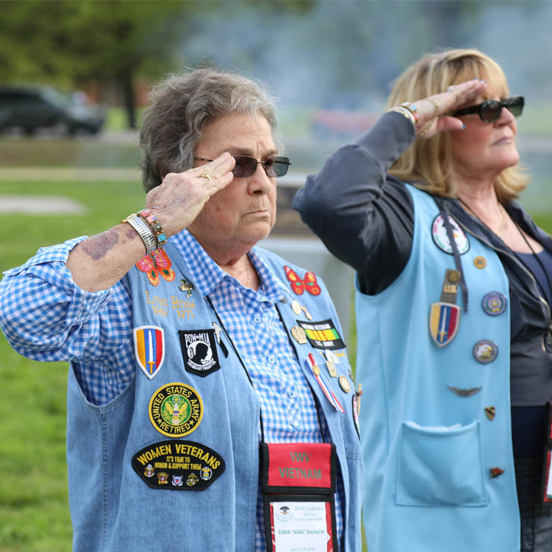 Vietnam Women Veterans Saluting 