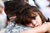 Five-year-old daughter hugs father during welcome home ceremony