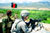 Soldier provides security alongside an Afghan National Army Soldier