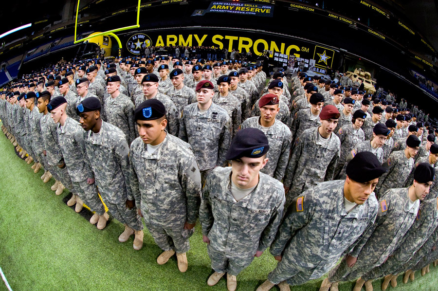 Medical Advanced Individual Training students at 10th Army All-American Bowl