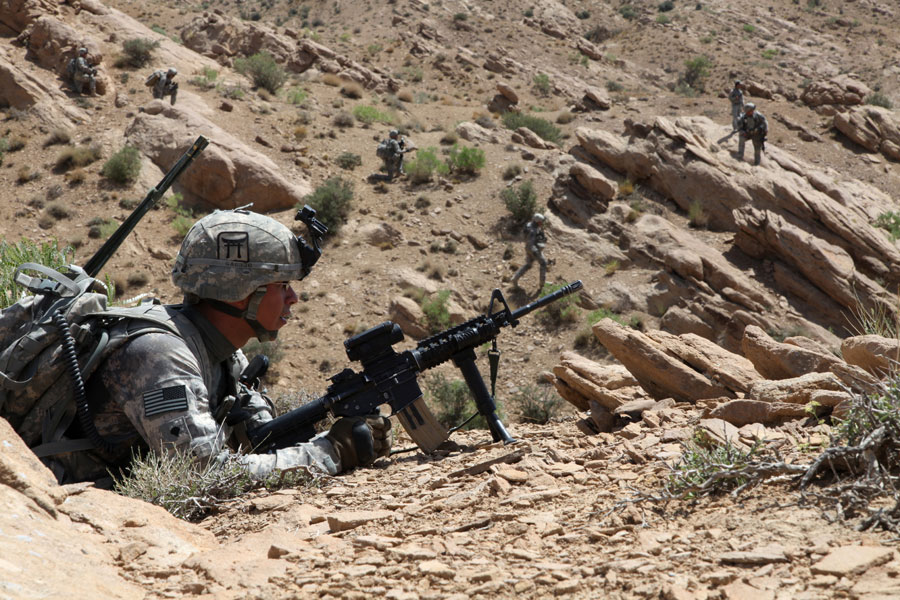 Rakkasan Soldiers disrupt anti-Afghan forces and find enemy caches