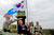 Secretary of State Hillary Clinton and Defense Secretary Robert M. Gates at DMZ overlooking North Korea